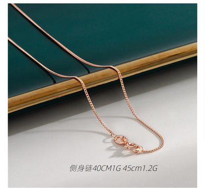 18K Rose Gold Plated Necklaces